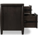 Modus Furniture Koko Two Drawer Nightstand with Cord Management in Minx 655450474996 TWXV81 Image 4