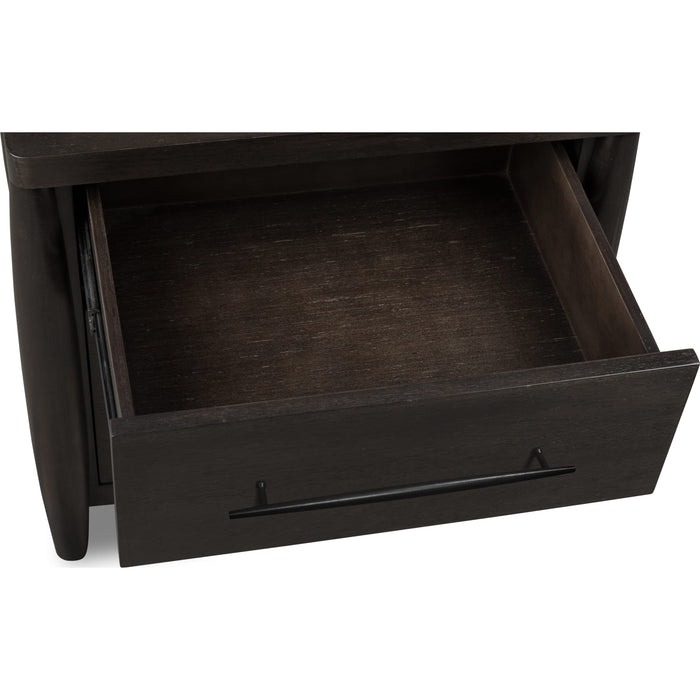 Modus Furniture Koko Two Drawer Nightstand with Cord Management in Minx 655450474996 TWXV81 Image 6