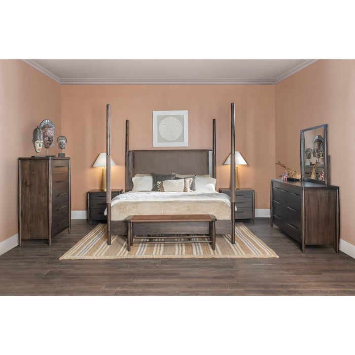 Modus Furniture Koko Upholstered Bench in Minx 655450475238 TWXV91 Image 7