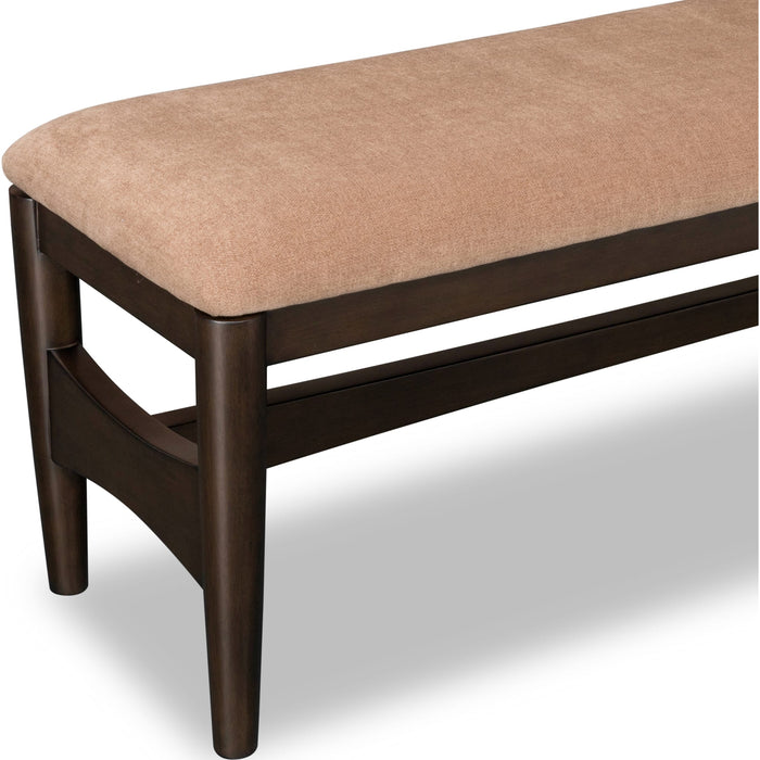 Modus Furniture Koko Upholstered Dining Bench in Minx 655450478888 TWXV65 Image 3