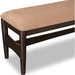 Modus Furniture Koko Upholstered Dining Bench in Minx 655450478888 TWXV65 Image 3