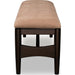 Modus Furniture Koko Upholstered Dining Bench in Minx 655450478888 TWXV65 Image 4