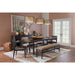 Modus Furniture Koko Upholstered Dining Bench in Minx 655450478888 TWXV65 Image 6
