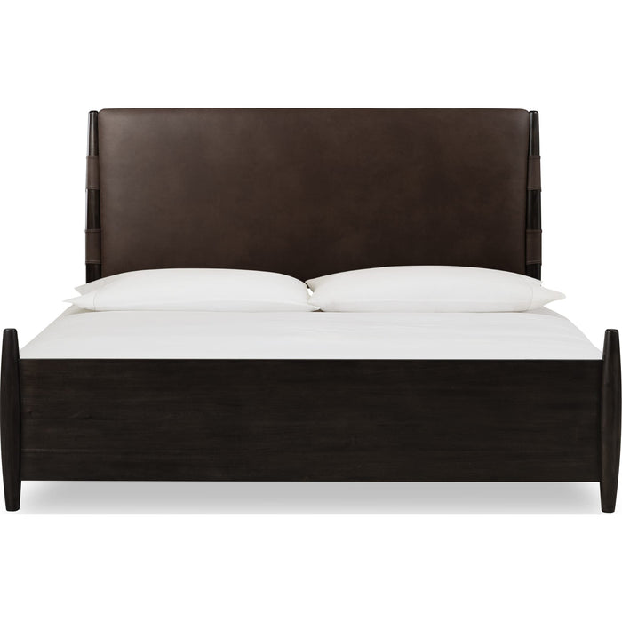 Modus Furniture Koko Upholstered Panel Bed in Minx  TWXVA  Image 1