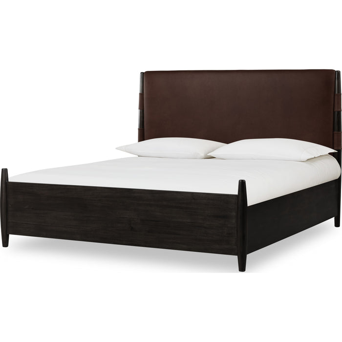 Modus Furniture Koko Upholstered Panel Bed in Minx  TWXVA  Image 2