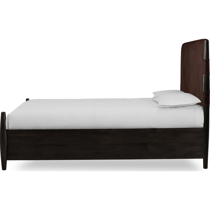 Modus Furniture Koko Upholstered Panel Bed in Minx  TWXVA  Image 3