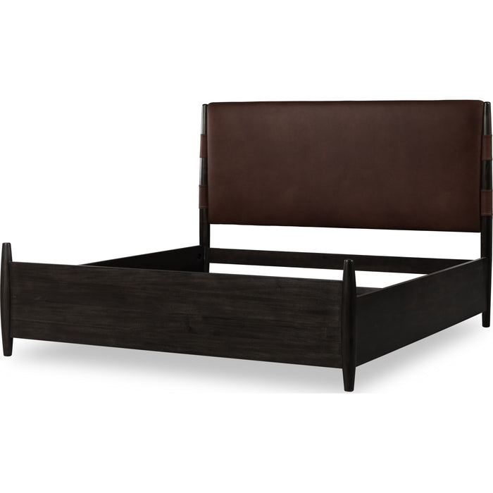 Modus Furniture Koko Upholstered Panel Bed in Minx  TWXVA  Image 5