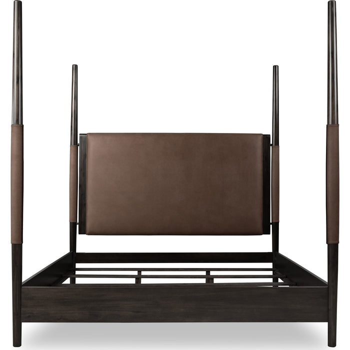 Modus Furniture Koko Upholstered Poster Bed in Minx  TWXVB  Image 5