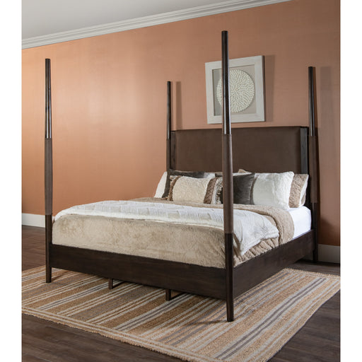 Modus Furniture Koko Upholstered Poster Bed in Minx  TWXVB  Image 9
