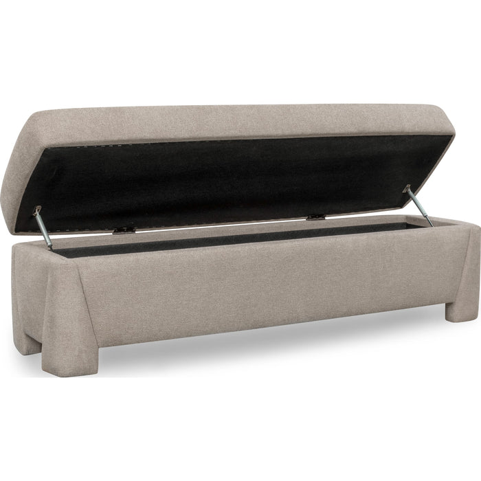 Modus Furniture Langford Uph Bench  Moondust 655450543999 YE4W91 Image 4