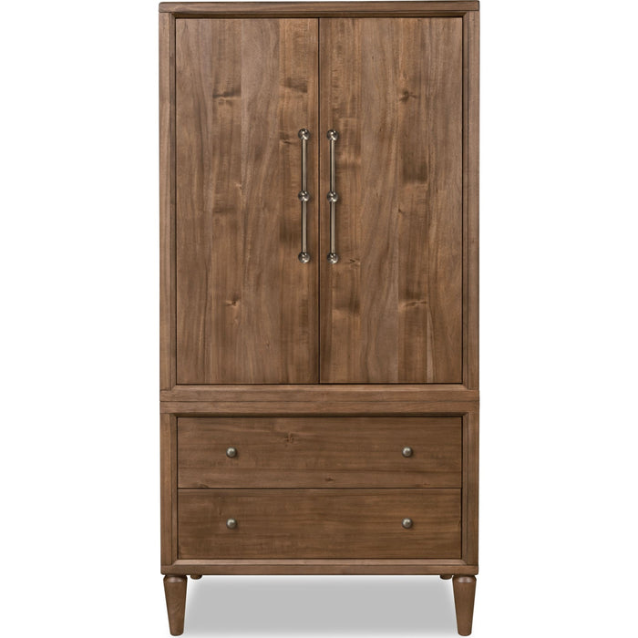 Modus Furniture Langley Acacia Wood Door Chest in Autumn Forest 655450497285 WDZX86 Image 1