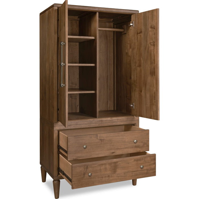 Modus Furniture Langley Acacia Wood Door Chest in Autumn Forest 655450497285 WDZX86 Image 3
