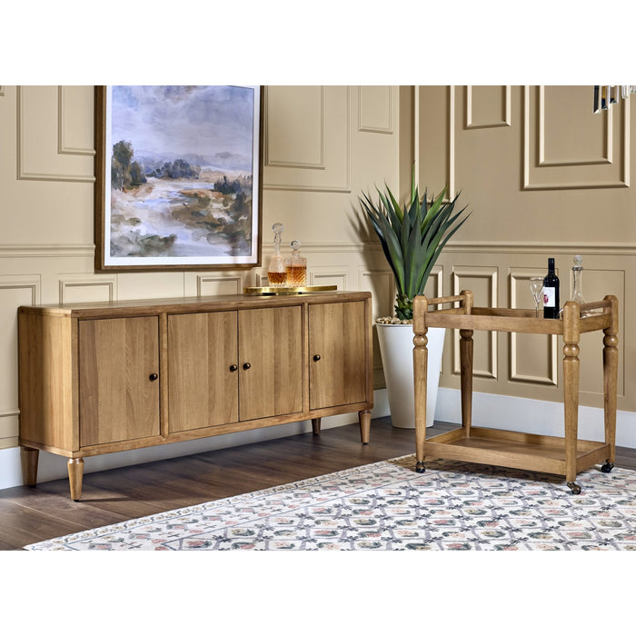 Modus Furniture Langley Bar Cart  Cabin Glow 655450500978 WD2D80 Image 1