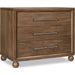 Modus Furniture Langley Three Drawer Acacia Wood Bachelor Chest in Autumn Forest 655450497278 WDZX85 Image 2