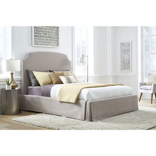 Modus Laurel UpholsteredSkirted Panel Bed in WheatMain Image