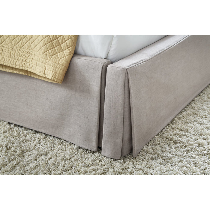 Modus Laurel UpholsteredSkirted Panel Bed in WheatImage 2