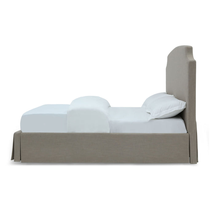 Modus Laurel UpholsteredSkirted Storage Panel Bed in WheatImage 5