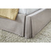 Modus Laurel UpholsteredSkirted Storage Panel Bed in WheatImage 2