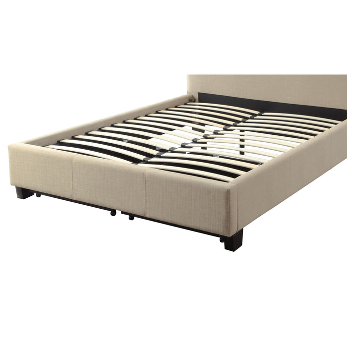 Modus Levi Tufted Footboard Storage Bed in Toast LinenImage 9