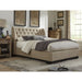 Modus Levi Tufted Footboard Storage Bed in Toast LinenMain Image