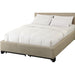 Modus Furniture Levi Tufted Footboard Storage Bed in Toast Linen (2026)  XYL7K  Image 2