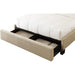 Modus Furniture Levi Tufted Footboard Storage Bed in Toast Linen (2026)  XYL7K  Image 5