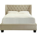 Modus Furniture Levi Tufted Platform Bed in Toast Linen (2026)  XYL7J  Image 1