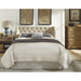 Modus Furniture Levi Tufted Platform Bed in Toast Linen (2026)  XYL7J  Main Image