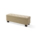 Modus Levi Tufted Storage Bench in Toast Linen Image 7