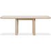Modus Furniture Liv Ash Wood Rectangular Dining Table in White Sand 655450444074 QHTP60 Image 5