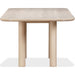 Modus Furniture Liv Ash Wood Rectangular Dining Table in White Sand 655450444074 QHTP60 Image 7