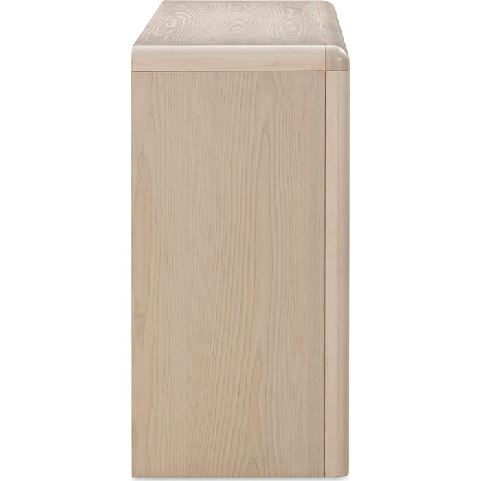 Modus Furniture Liv Four Door Ash Wood Sideboard in White Sand 655450444159 QHTP78 Image 5