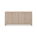 Modus Liv Four Door Ash Wood Sideboard in White Sand Main Image