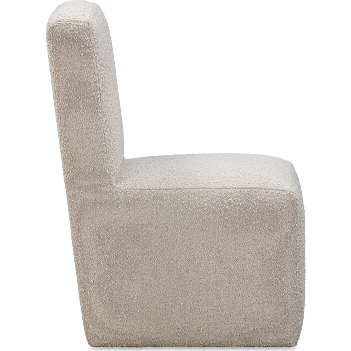 Modus Furniture Liv Fully Upholstered Dining Chair in Brun Boucle 655450450587 QHTP64B Image 3