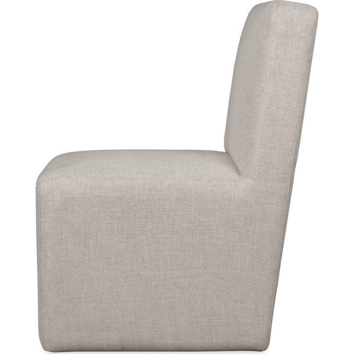 Modus Furniture Liv Fully Upholstered Dining Chair in Natural Linen 655450450570 QHTP64A Image 2