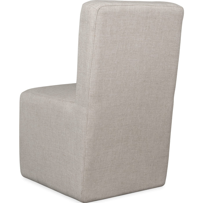 Modus Furniture Liv Fully Upholstered Dining Chair in Natural Linen 655450450570 QHTP64A Image 4