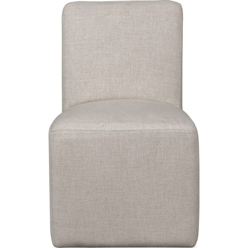 Modus Furniture Liv Fully Upholstered Dining Chair in Natural Linen 655450450570 QHTP64A Main Image