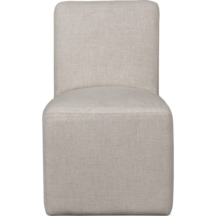 Modus Furniture Liv Fully Upholstered Dining Chair in Natural Linen 655450450570 QHTP64A Main Image