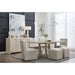 Modus Furniture Liv Fully Upholstered Dining Ottoman in Brun Boucle 655450444142 QHTP65B Image 3