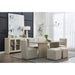 Modus Furniture Liv Fully Upholstered Dining Ottoman in Brun Boucle 655450444142 QHTP65B Image 4