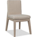Modus Furniture Liv Solid Wood Dining Chair in White Sand and Brun Boucle 655450450563 QHTP63B Image 1