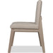 Modus Furniture Liv Solid Wood Dining Chair in White Sand and Brun Boucle 655450450563 QHTP63B Image 2