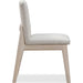 Modus Furniture Liv Solid Wood Dining Chair in White Sand and Natural Linen 655450450556 QHTP63A Image 3