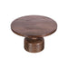 Modus Liyana Solid Wood Round Coffee Table in Natural TanImage 4