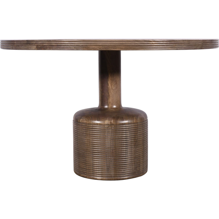 Modus Furniture Liyana Solid Wood Round Dining Table in Natural Tan 655450414268 PJRT60 Image 6