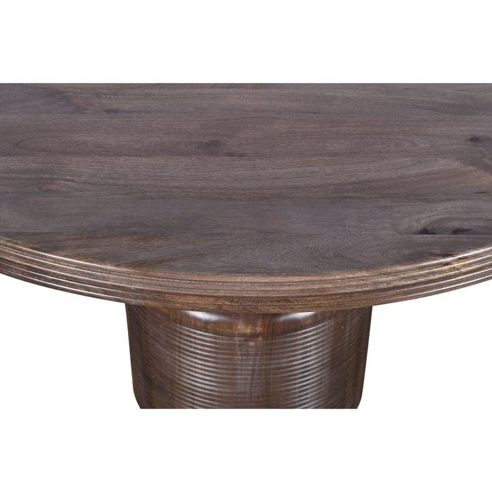 Modus Furniture Liyana Solid Wood Round Dining Table in Natural Tan 655450414268 PJRT60 Image 7