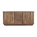 Modus Liyana Solid Wood Three Drawer Two Door Sideboard in Natural Tan Image 1
