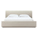 Modus Louis Upholstered Platform Bed in Natural Linen Image 8