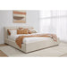 Modus Furniture Louis Upholstered Platform Bed in Natural Linen  MQMWN  Image 2