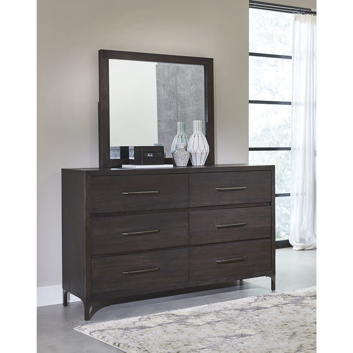 Modus Furniture Lucerne Mirror in Vintage Coffee 655450300431 5NL283 Image 4